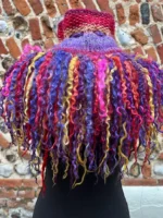 Lined Fringed Capelet