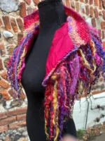 Lined Fringed Capelet - Image 4