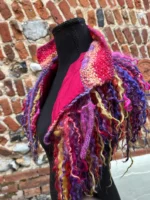 Lined Fringed Capelet - Image 5