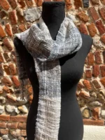 Hand woven cotton mix scarf