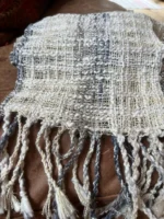 Hand woven cotton mix scarf - Image 6