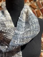 Hand woven cotton mix scarf - Image 2