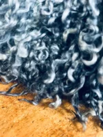 50g Gunmetal Grey Teeswater Curls - Image 3
