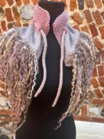 Lined Fringed Capelet - Image 5