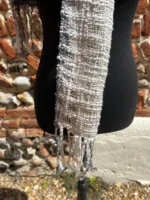 Hand woven cotton mix scarf - Image 4