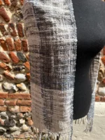 Hand woven cotton mix scarf - Image 5