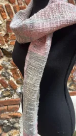 Hand woven cotton mix scarf - Image 4