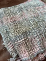 Hand woven cotton mix scarf - Image 5