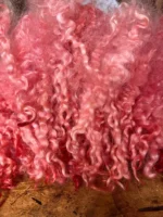 50g Pinky Peach Teeswater Curls - Image 3