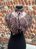 Lined Fringed Capelet - Image 2