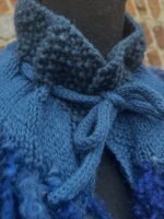 Lined Fringed Capelet - Image 4