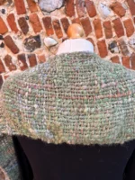 Hand Dyed, Spun and Woven 100% Alpaca Scarf - Image 3