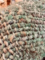 Hand Dyed, Spun and Woven 100% Alpaca Scarf - Image 6